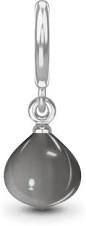 Grey Water Drop Charm (Silver/Grey) | Endless Jewelry | Luby 