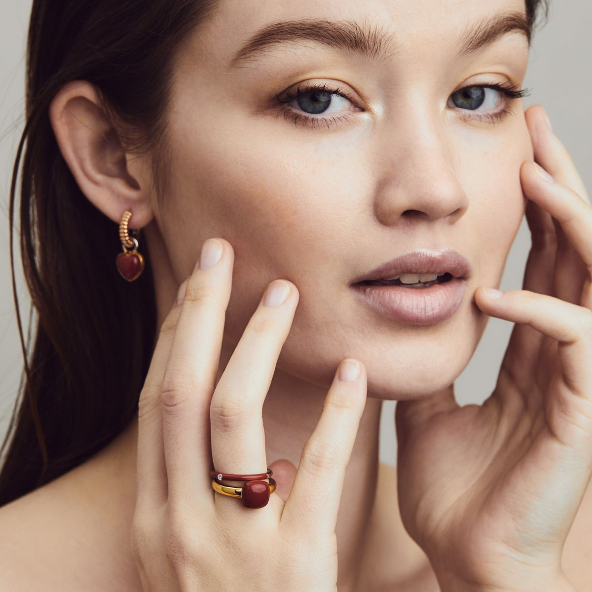 Elegant Coral Ring | Ti Sento Milano | Luby 