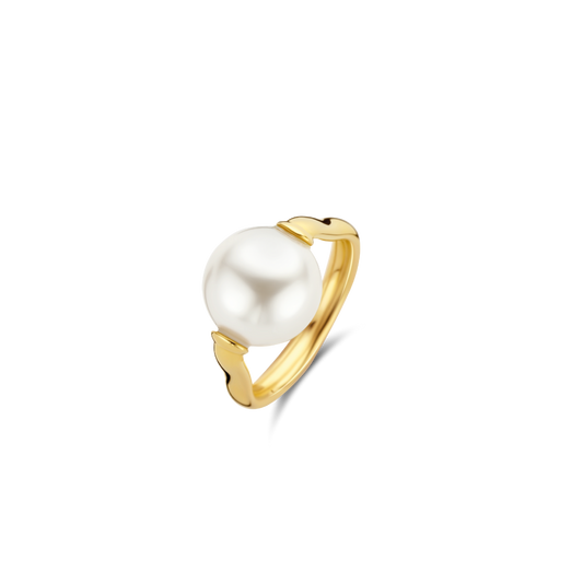 Gold Ring with Pearl | Ti Sento Milano | Luby 