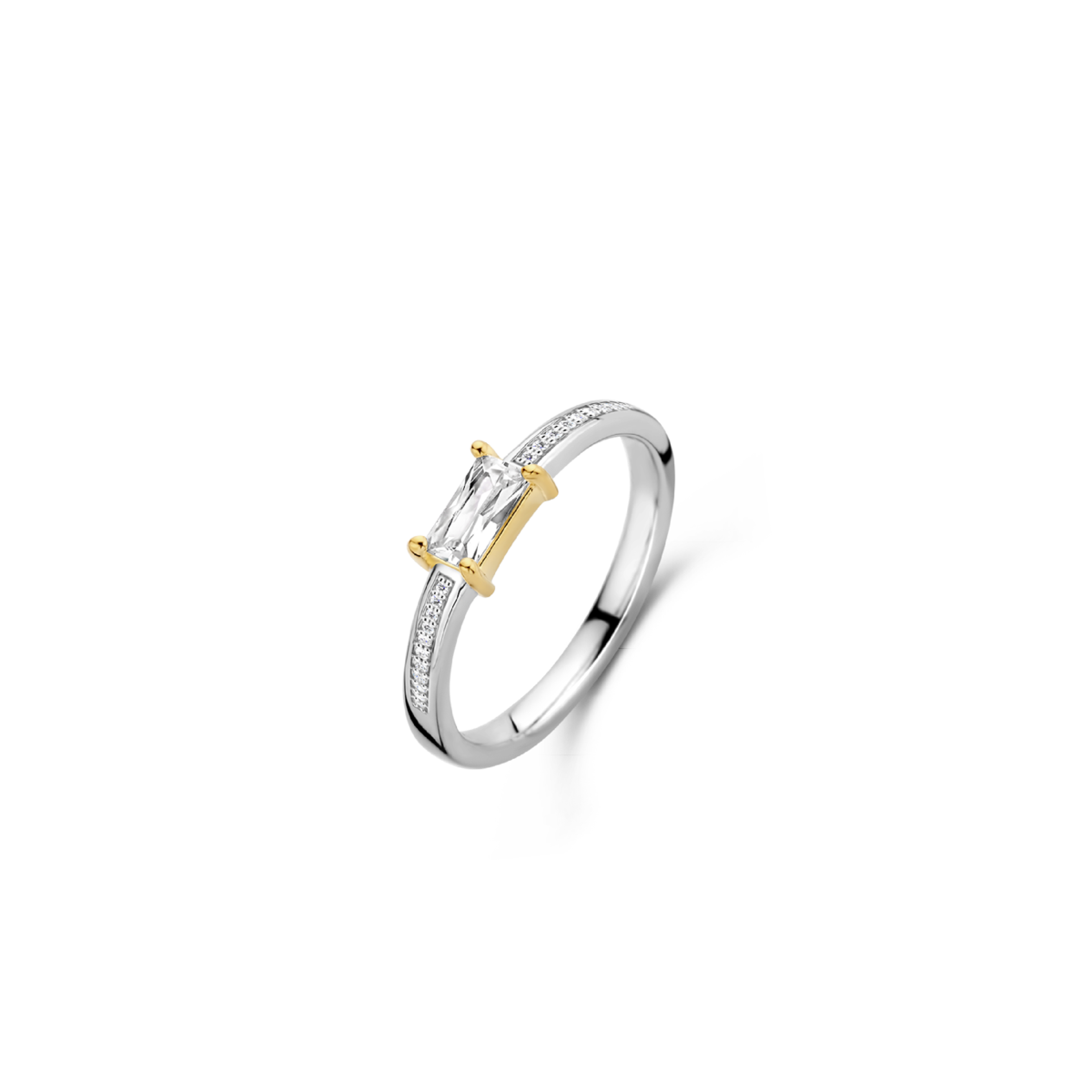 Verguld Ring With Zirconia Mix & Match | Ti Sento Milano | Luby 