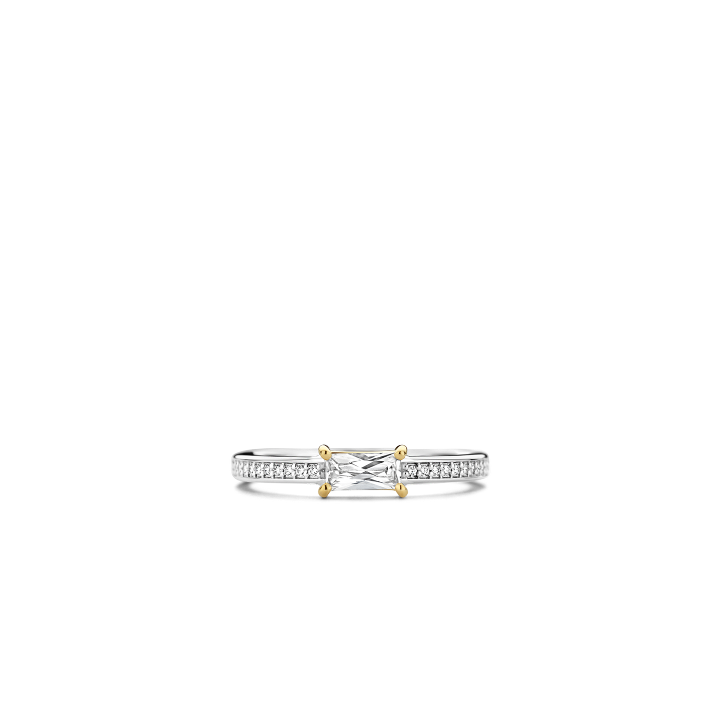 Verguld Ring With Zirconia Mix & Match | Ti Sento Milano | Luby 