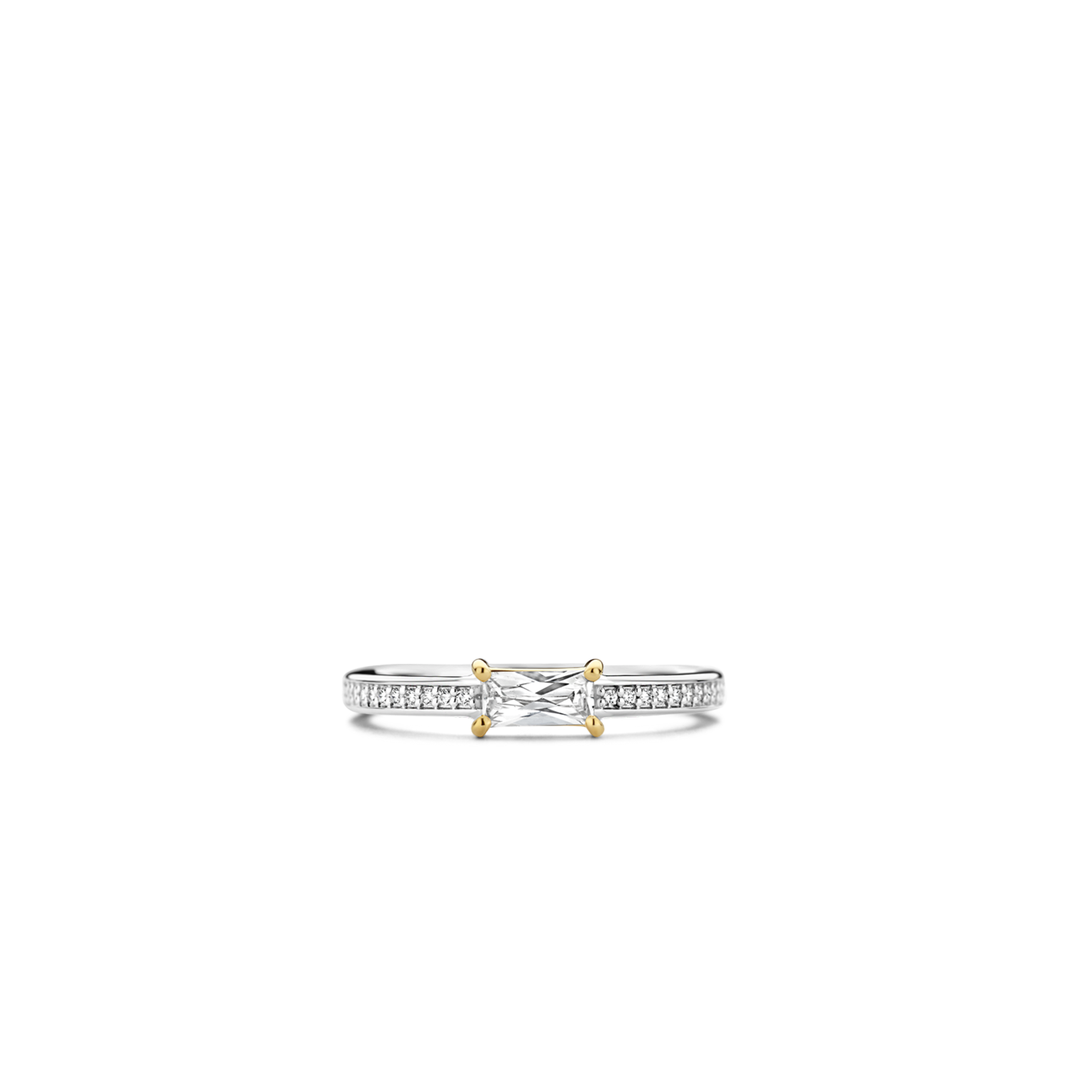 Verguld Ring With Zirconia Mix & Match | Ti Sento Milano | Luby 