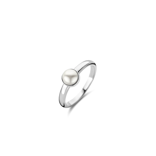 White Pearl Ring | Ti Sento Milano | Luby 