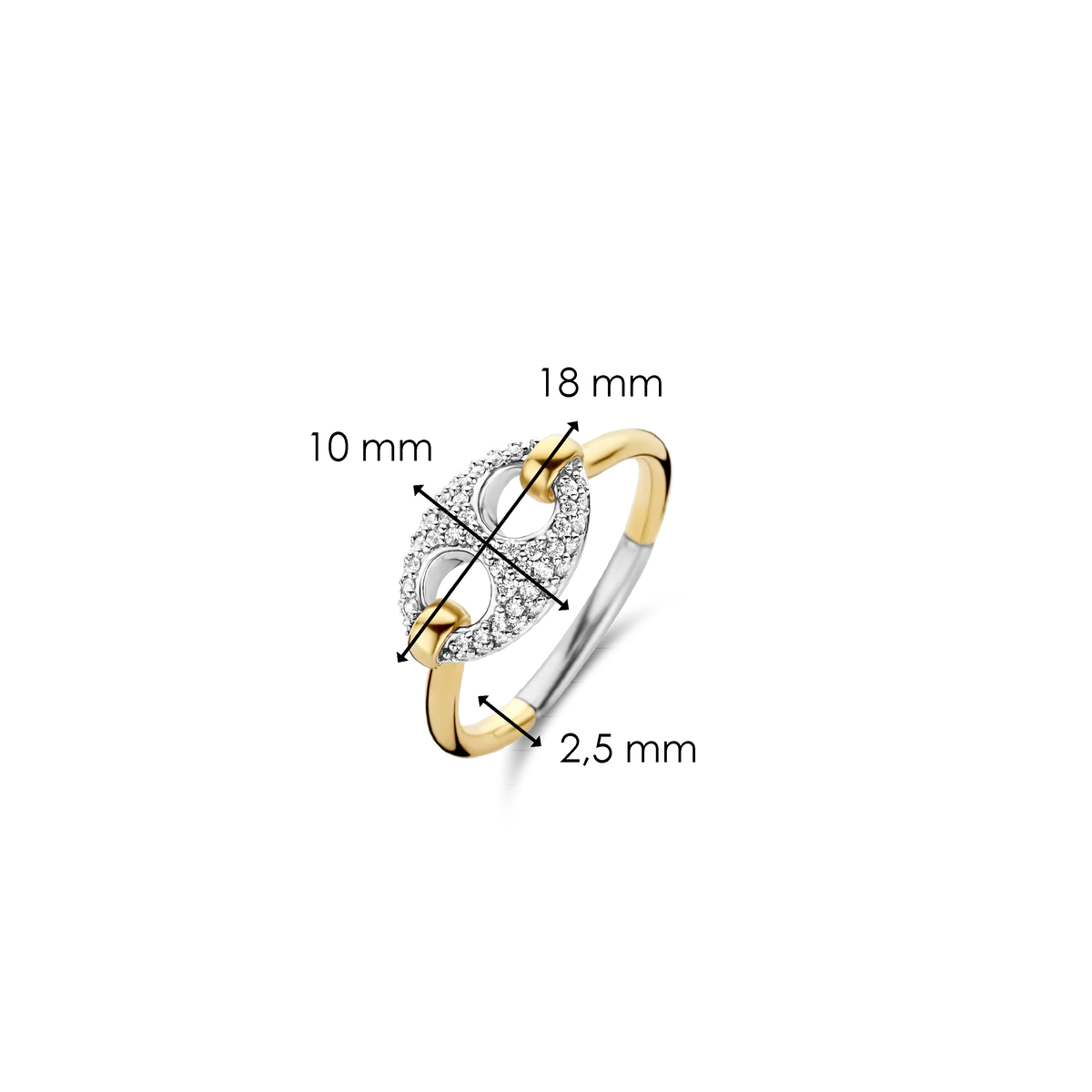 Coffee Bean Shape Ring | Ti Sento Milano | Luby 