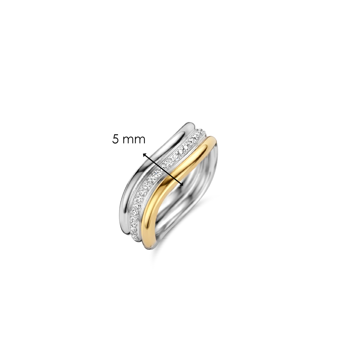 Three Irregular Shape Band | Ti Sento Milano | Luby 