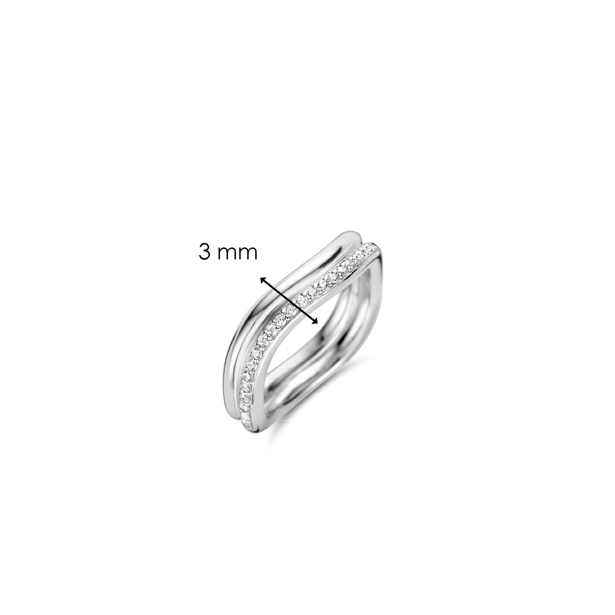 Two Irregular Shape Band | Ti Sento Milano | Luby 