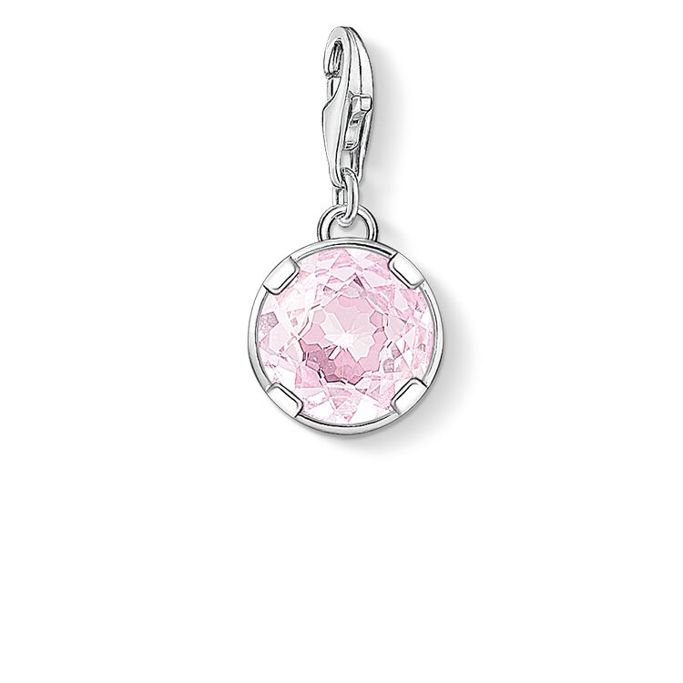 Pink Corundum Charm (Silver) | Thomas Sabo | Luby 