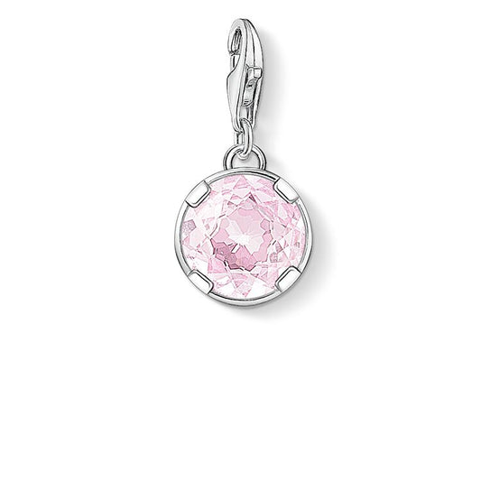 Pink Corundum Charm (Silver) | Thomas Sabo | Luby 