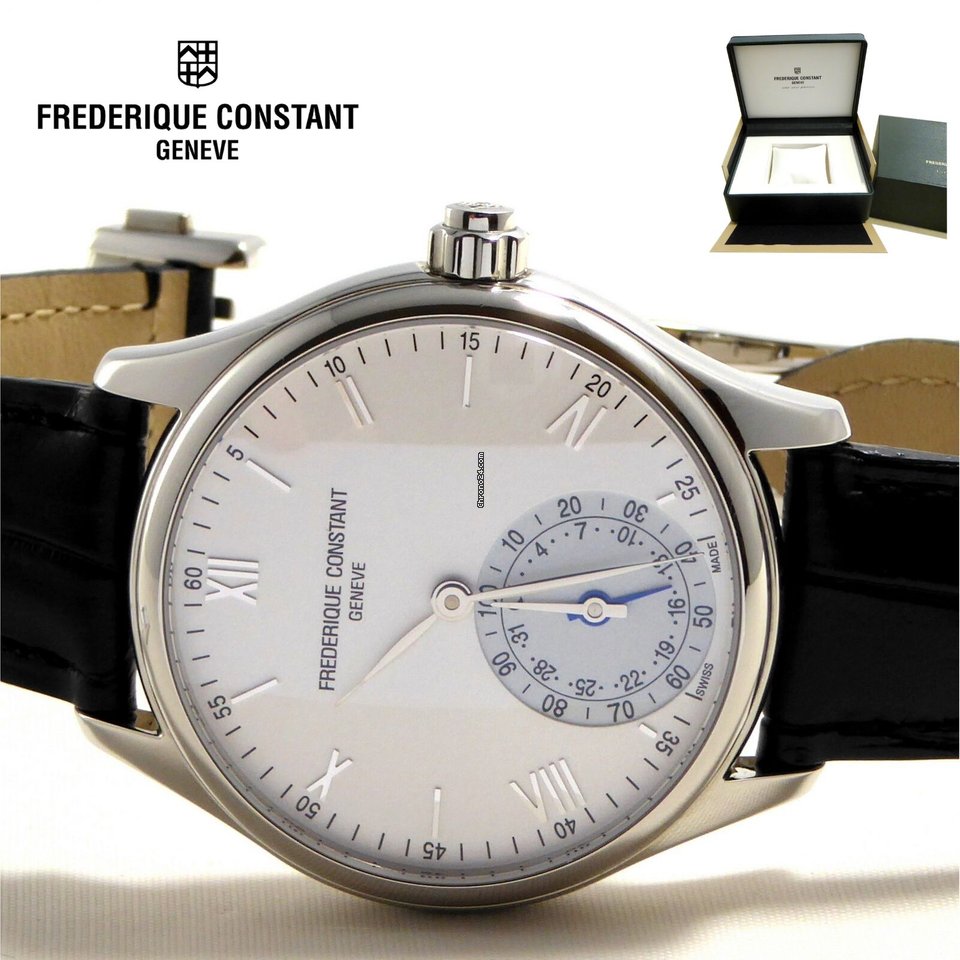 Horological Smartwatch Gents Classics (White) | Frederique Constant | Luby 