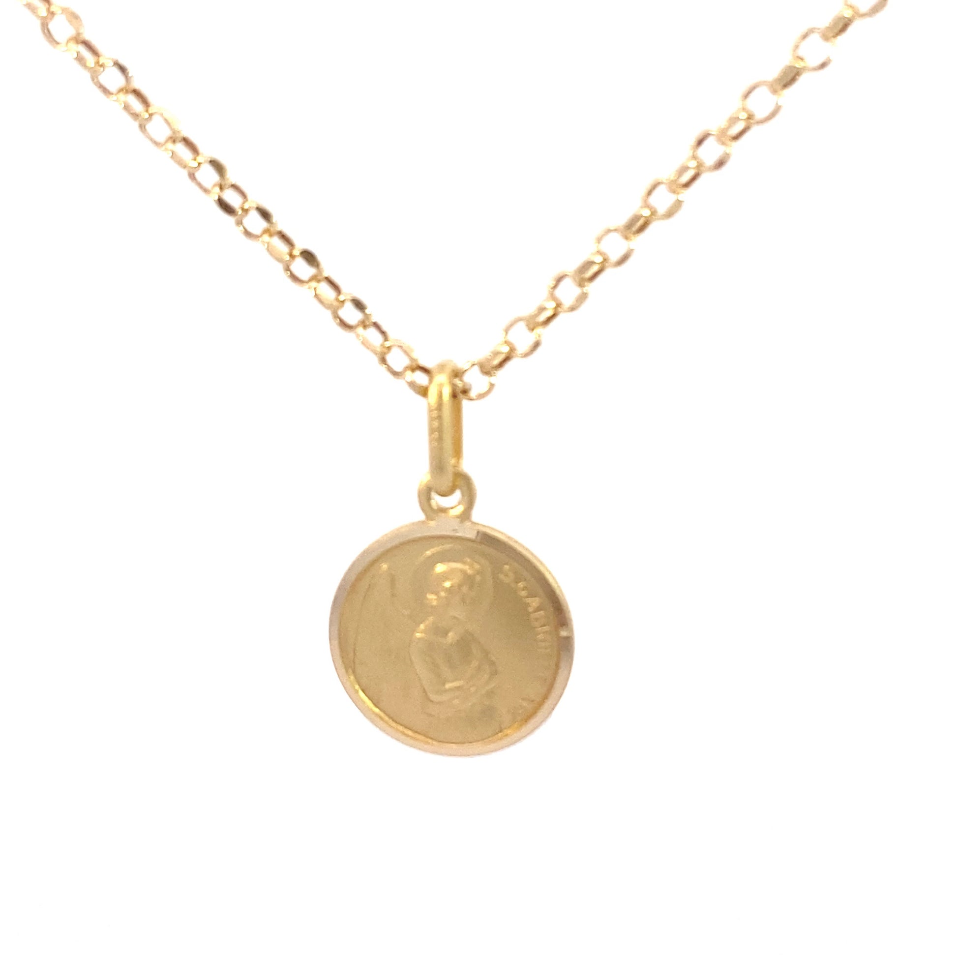 14K Gold San Gabriel Pendant | Luby Gold Collection | Luby 