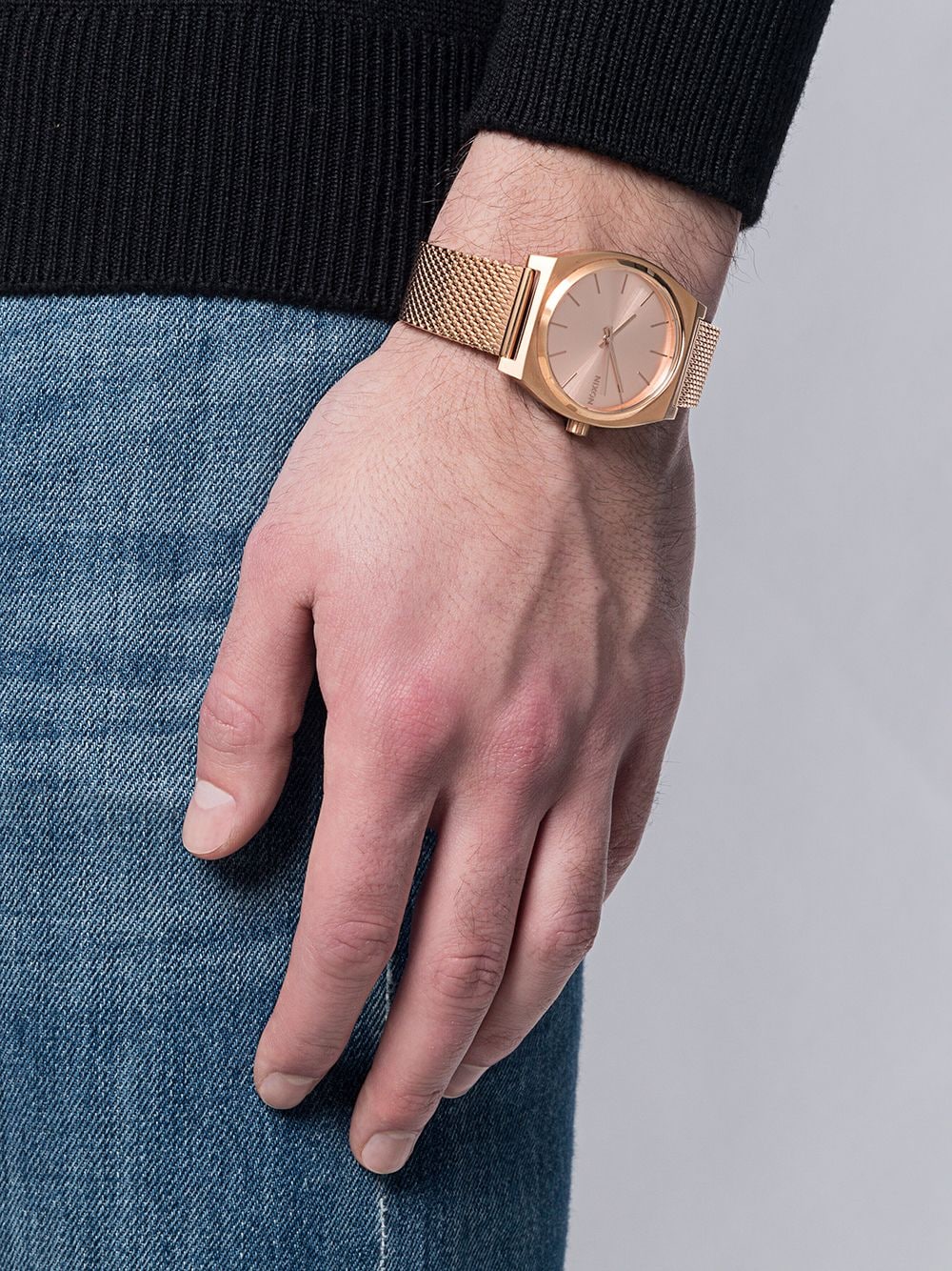 TIME TELLER MILANESE ALL ROSE GOLD | Nixon | Luby 