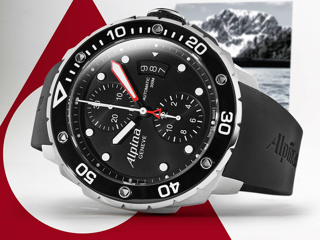 Extreme Diver Automatic (Black) | Alpina | Luby 