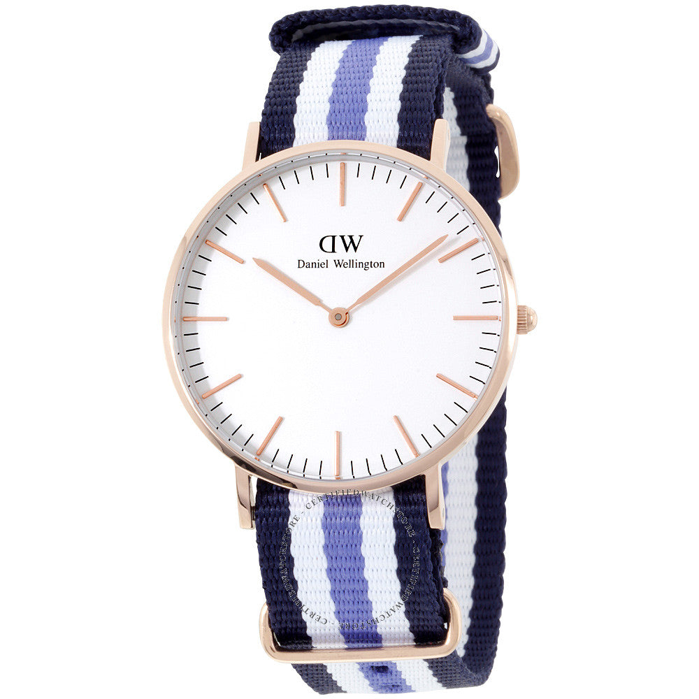 Classic Trinity Watch (Purple-Black/Rose-Gold) | Daniel Wellington | Luby 
