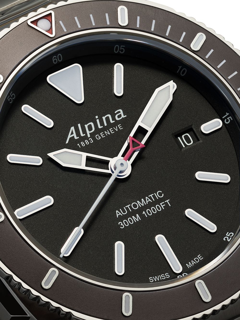 Seastrong Diver 300 (Silver-Black) | Alpina | Luby 