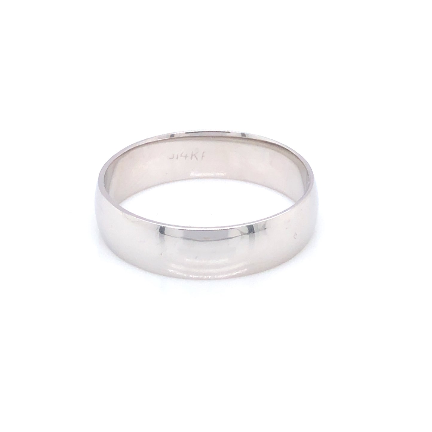 14K Wedding Band White Gold | Luby Gold Collection | Luby 