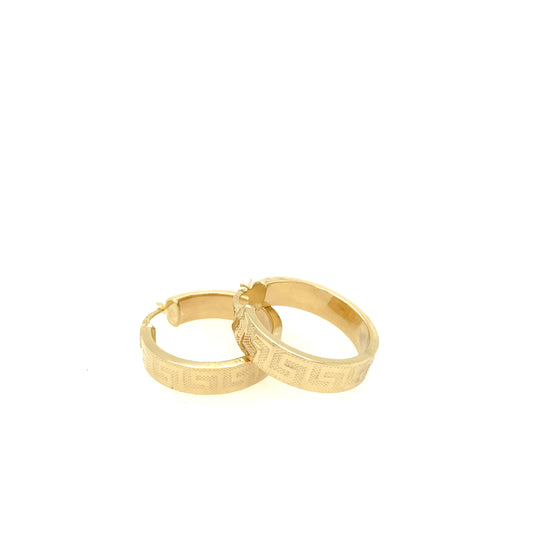 MEDIUM EARRINGS HOOPS | Luby Gold Collection | Luby 