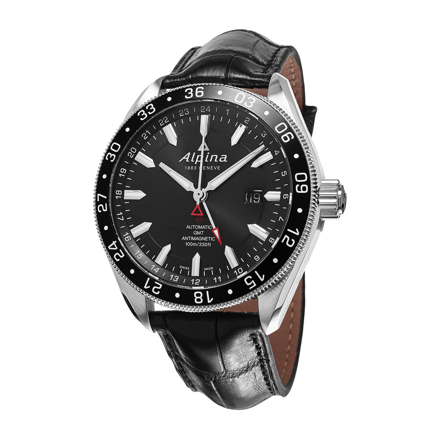 Alpina Alpiner GMT 4 Automatic Black Luby Luby Mayaguez Mall