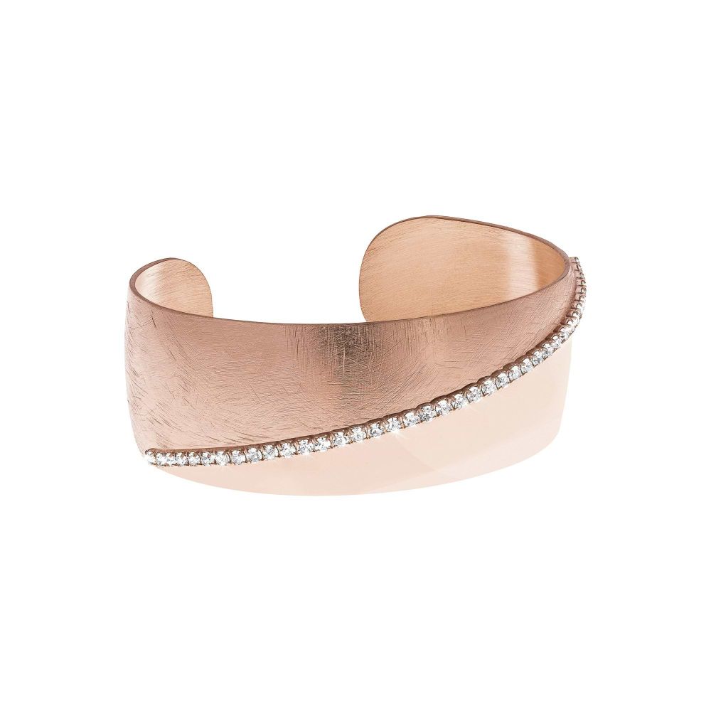 New Moon Half & Half Bronze Bangle | Stroili Oro | Luby 