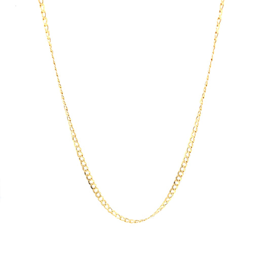 14K Cuban Link Gold Chain (1.5mm) | Luby Gold Collection | Luby 