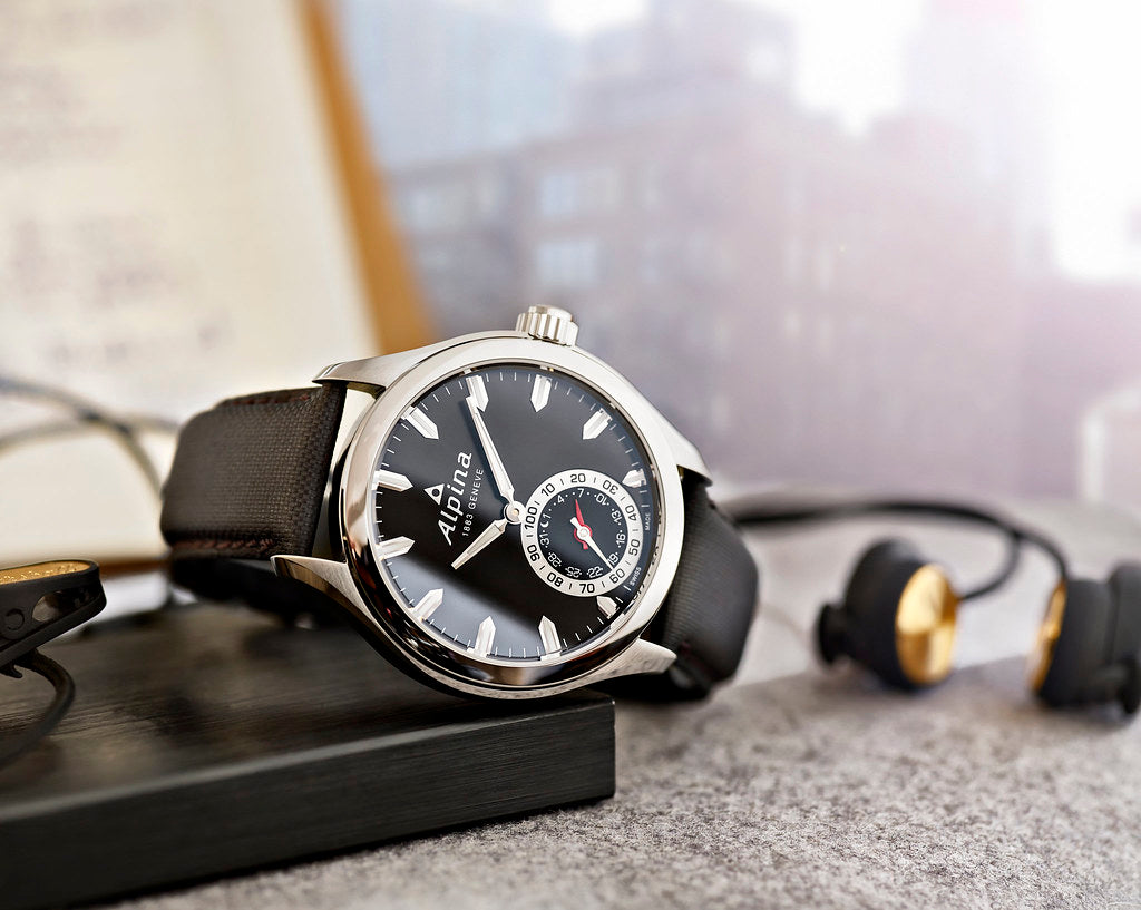 Horological Smartwatch (Black) | Alpina | Luby 