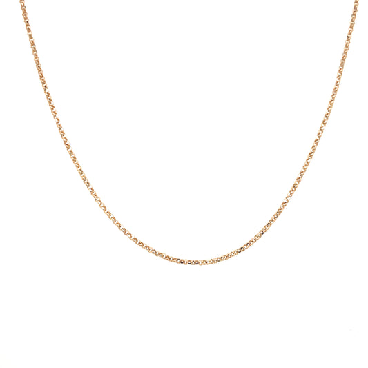 14K Rose Gold Rolo Chain | Luby Gold Collection | Luby 