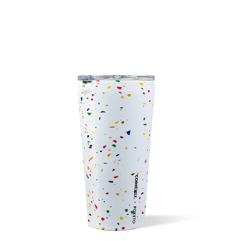 WHITE TERRAZZO TUMBLER | Corkcicle | Luby 