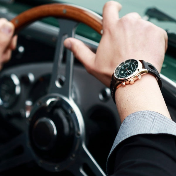 Healey Automatic GMT Limited Edition (Rose-Gold Green) | Frederique Constant | Luby 