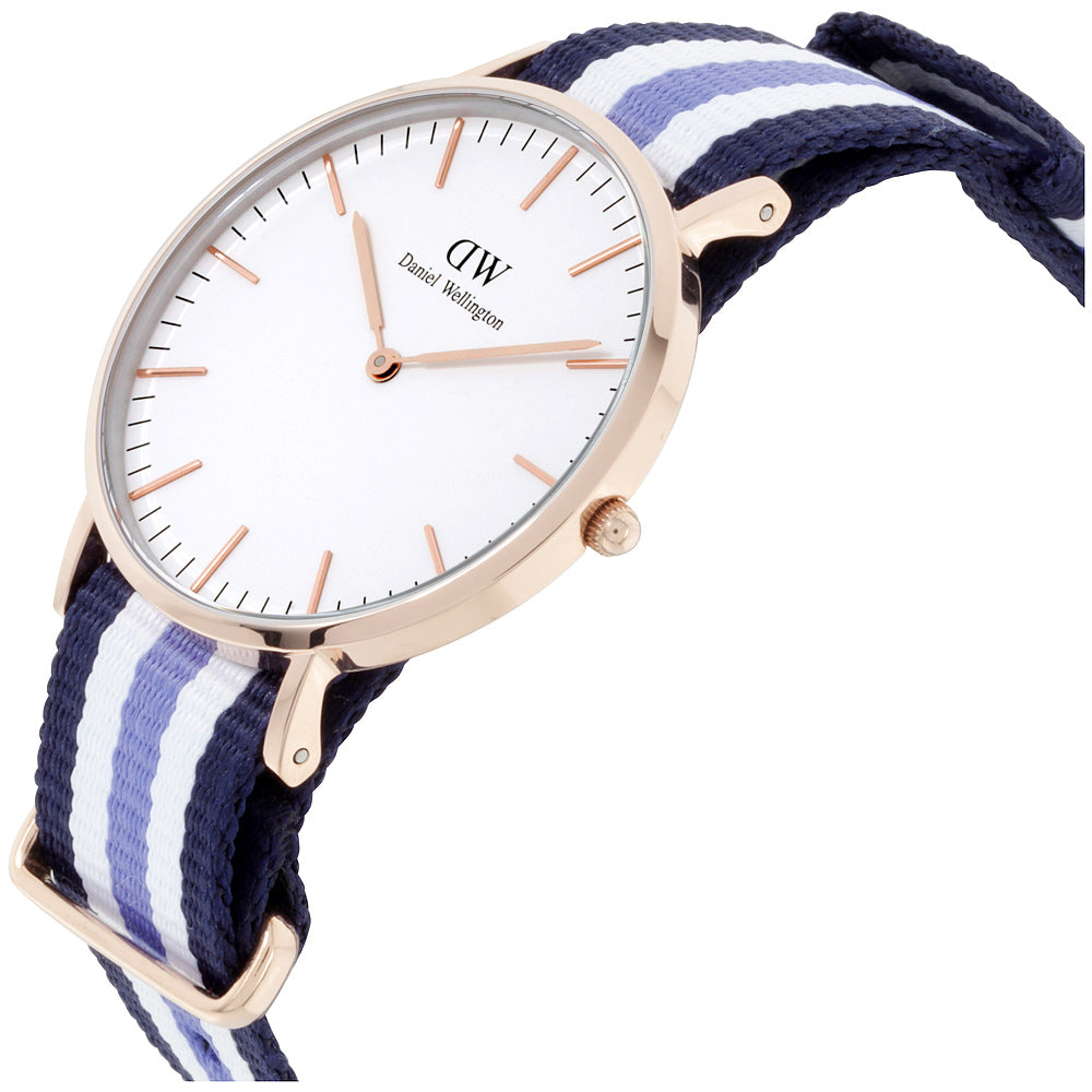 Classic Trinity Watch (Purple-Black/Rose-Gold) | Daniel Wellington | Luby 