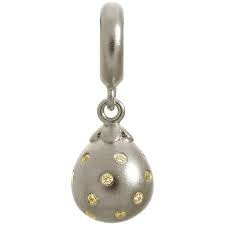 Abalorio de gota de estrella de citrino (plata/amarillo)