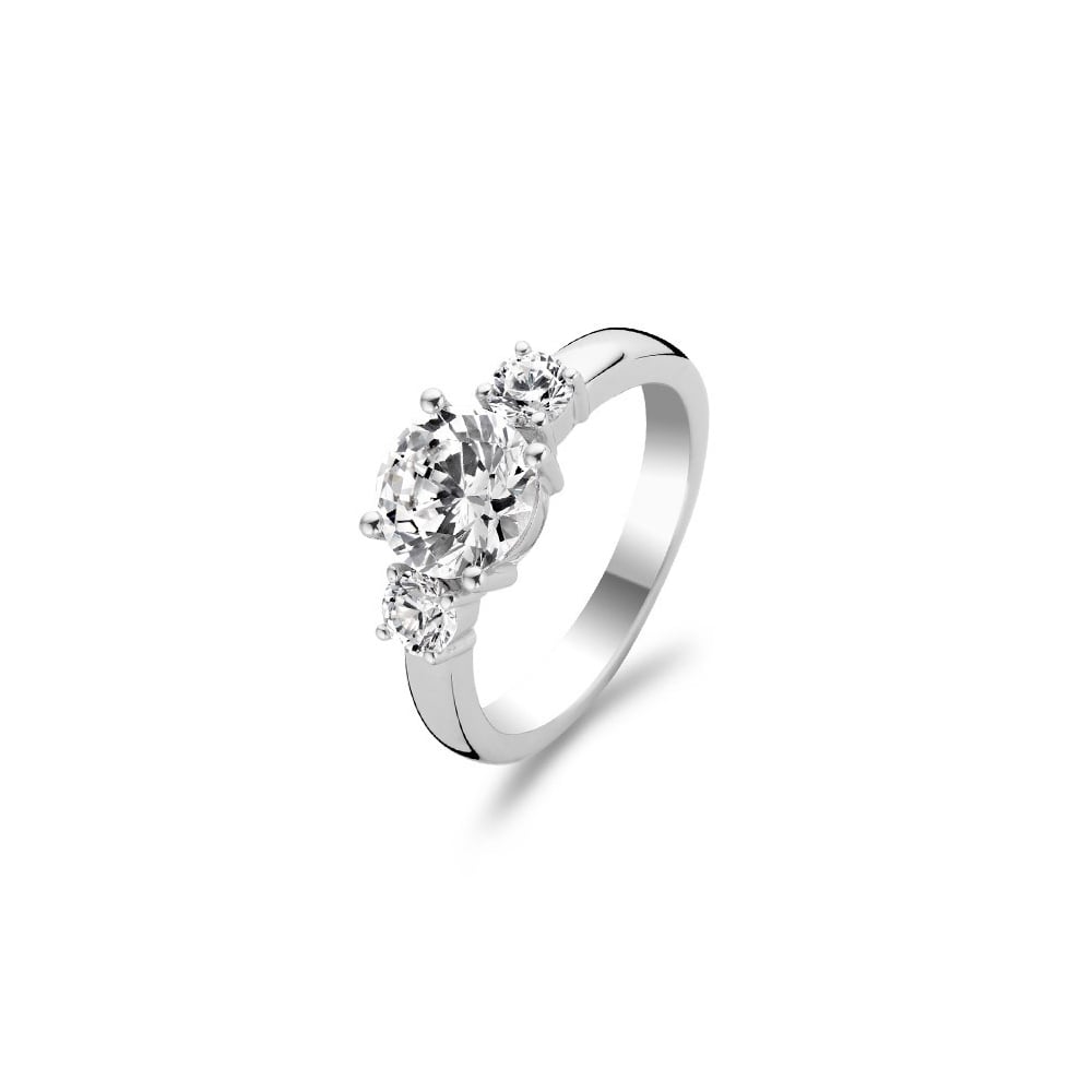 THREE ZIRCONIA RING | Ti Sento Milano | Luby 