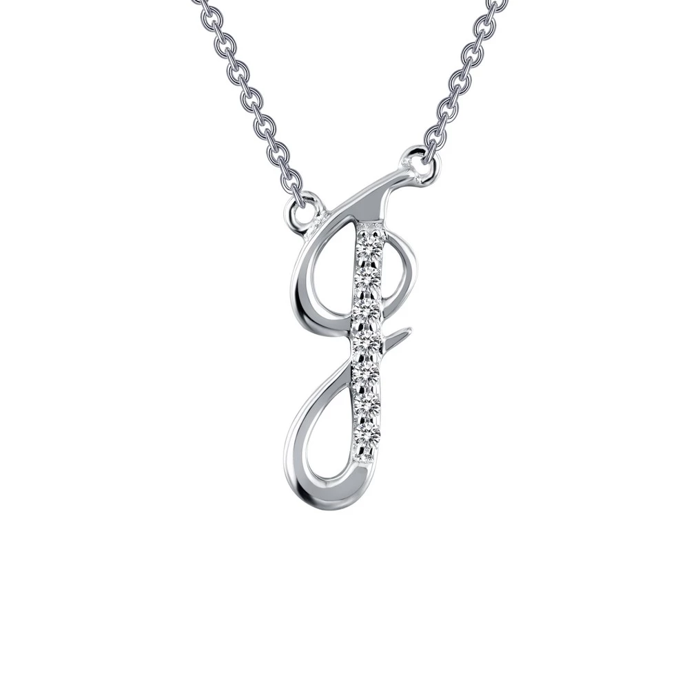 Designer Pave Initial Pendant Necklace | Lafonn | Luby 