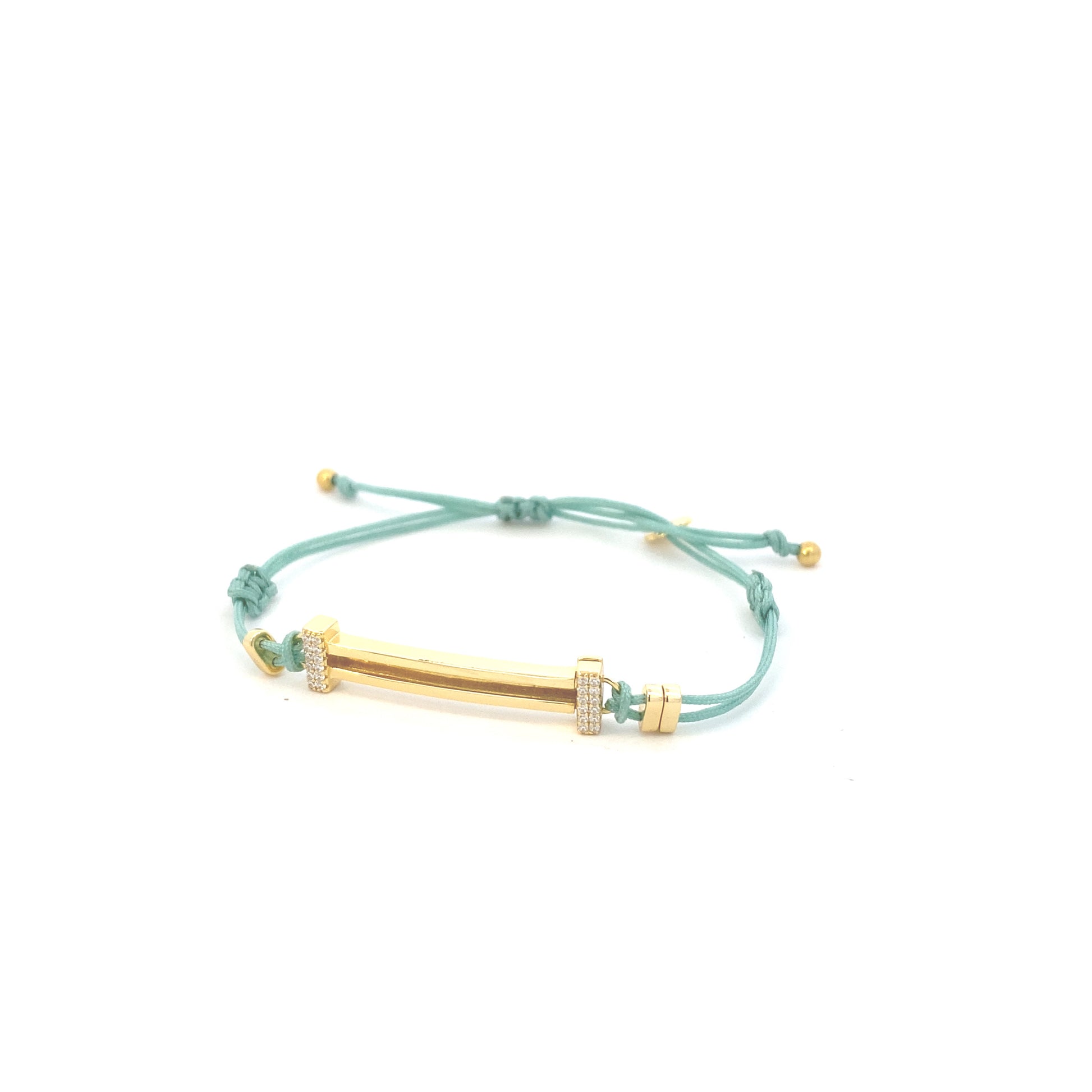 Many Element Teal Nylon Bracelet | Marcello Pane | Luby 