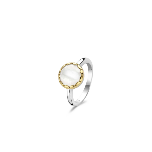 SCALLOP TWO-TONE RING | Ti Sento Milano | Luby 