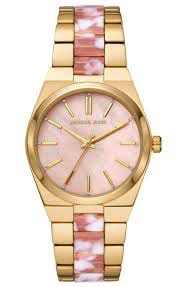 Ladies' Channing Watch (Gold/Pink) | Michael Kors | Luby 