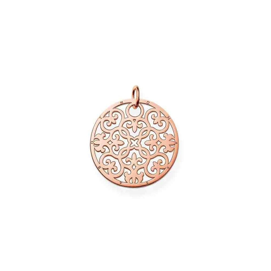 Charm Círculo Arabesque (Rose-Oro)