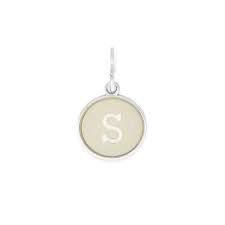 Letter S Etching Charm (Silver) | Alex and Ani | Luby 