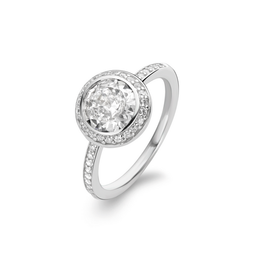 ZIRCONIA HALO RING | Ti Sento Milano | Luby 