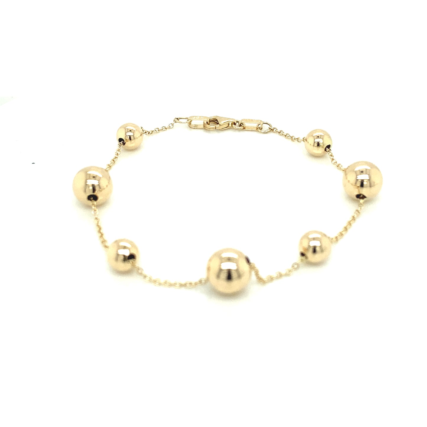 14K BRACELET MULTI BALL | Luby Gold Collection | Luby 