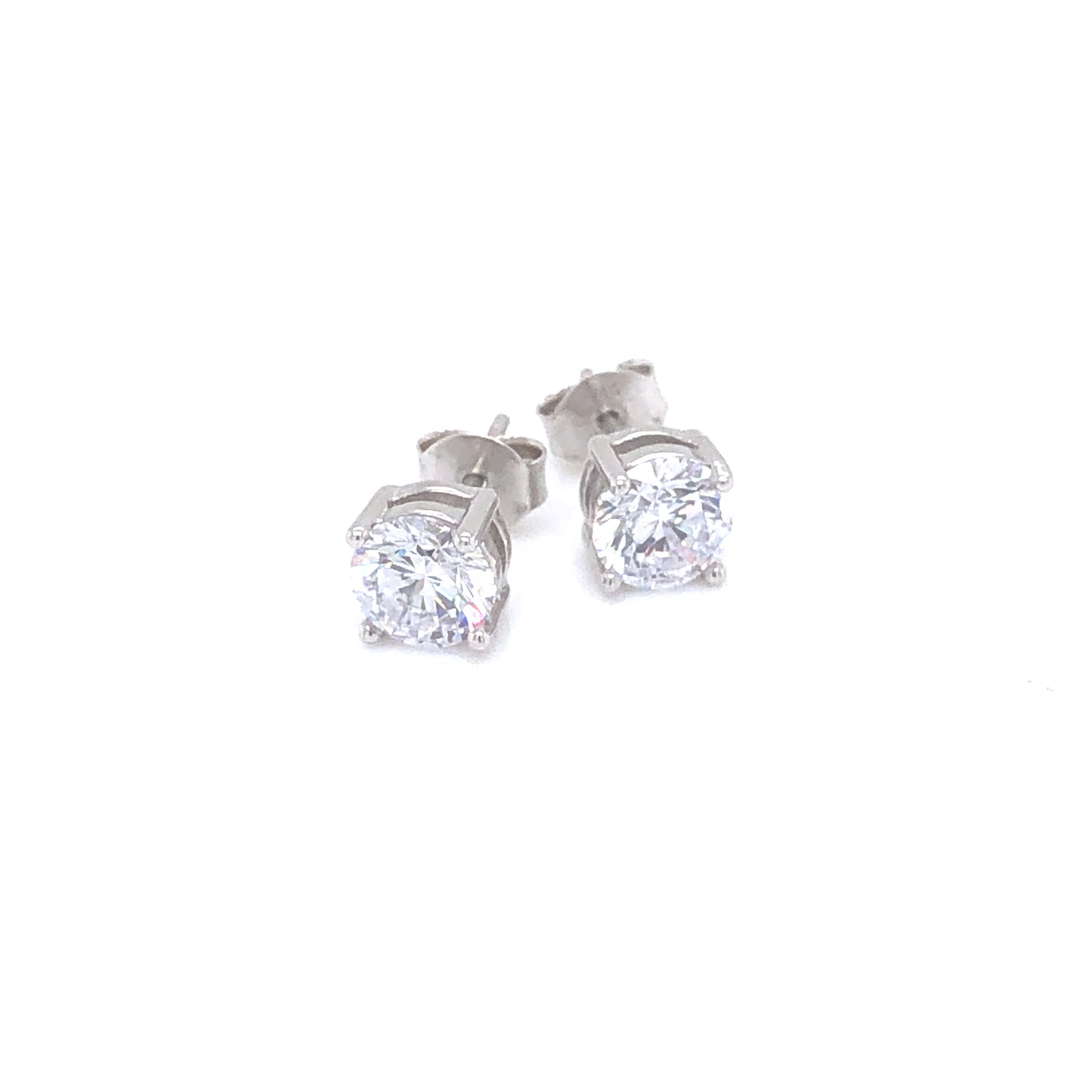Sterling Silver 925 Stud Earrings 6MM | Luby Silver Collection | Luby 