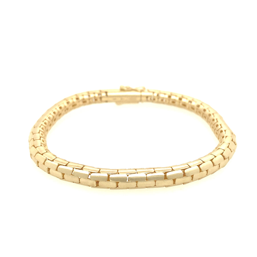 Brazalete Simon G Oro 14k Hombre