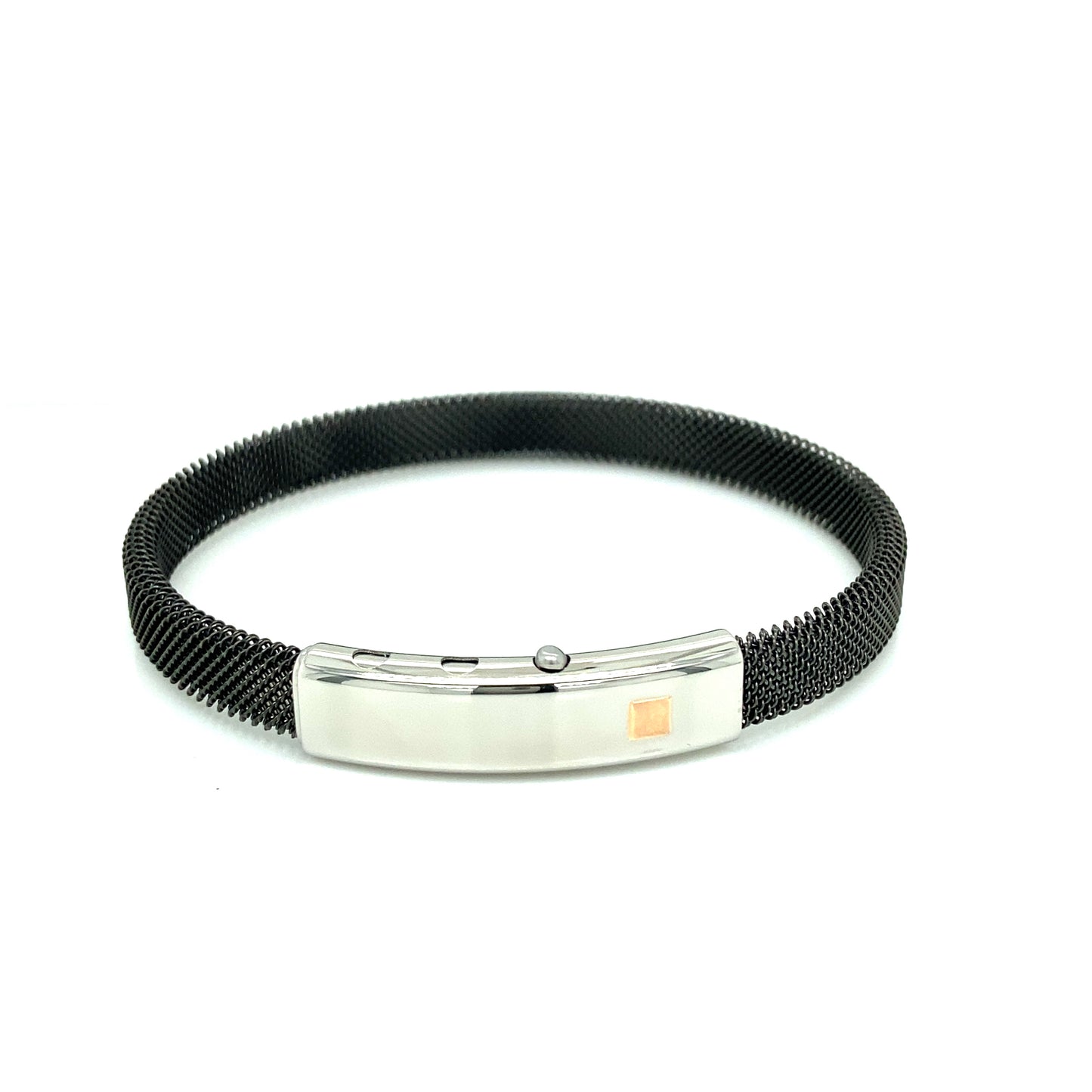 Borsari Stainless Steel Mesh Bangle | BORSARI | Luby 