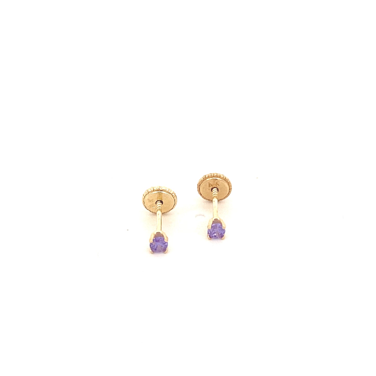 14K Birthstone Earring Stud | Luby Gold Collection | Luby 