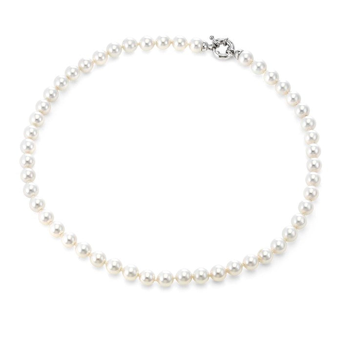 White Pearl Necklace (8mm) | Joia De Majorca | Luby 