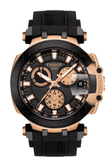 T-Race Chronograph (Black-Rose Gold) | Tissot | Luby 