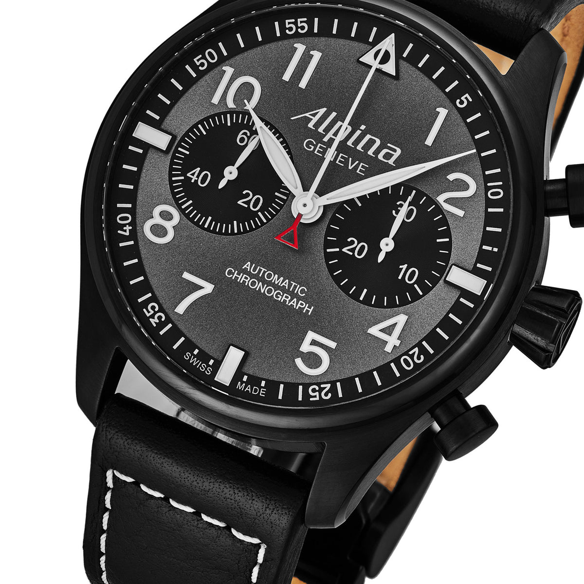 Startimer Pilot Automatic Chronograph Limited Edition Blackstar | Alpina | Luby 