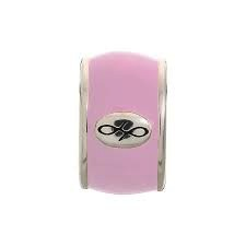 Rose Enamel Charm (Silver/Rose) | Endless Jewelry | Luby 