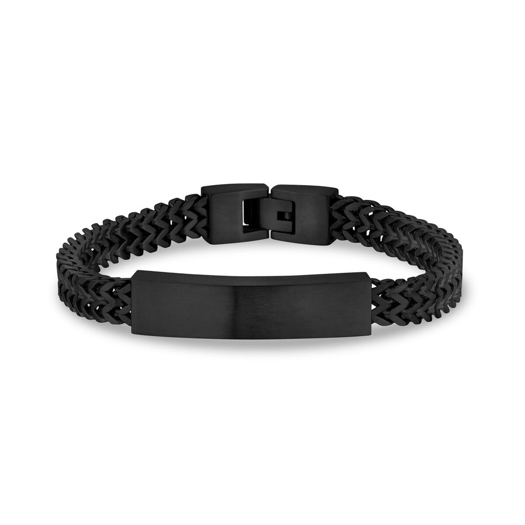 Steel Double Franco ID Bracelet | ARZ Steel | Luby 