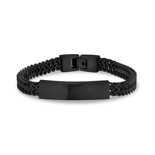 Steel Double Franco ID Bracelet | ARZ Steel | Luby 