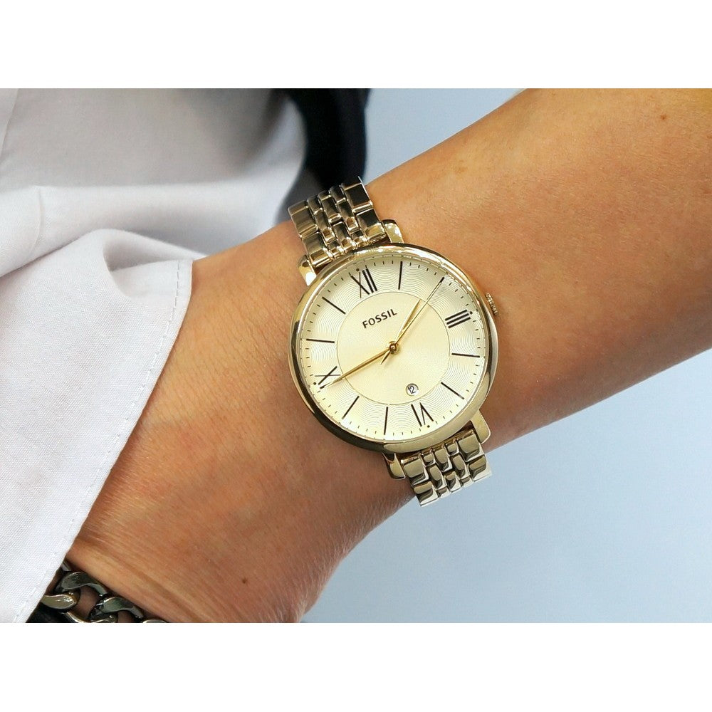 Jacqueline Watch (Gold/Champagne) | Fossil | Luby 