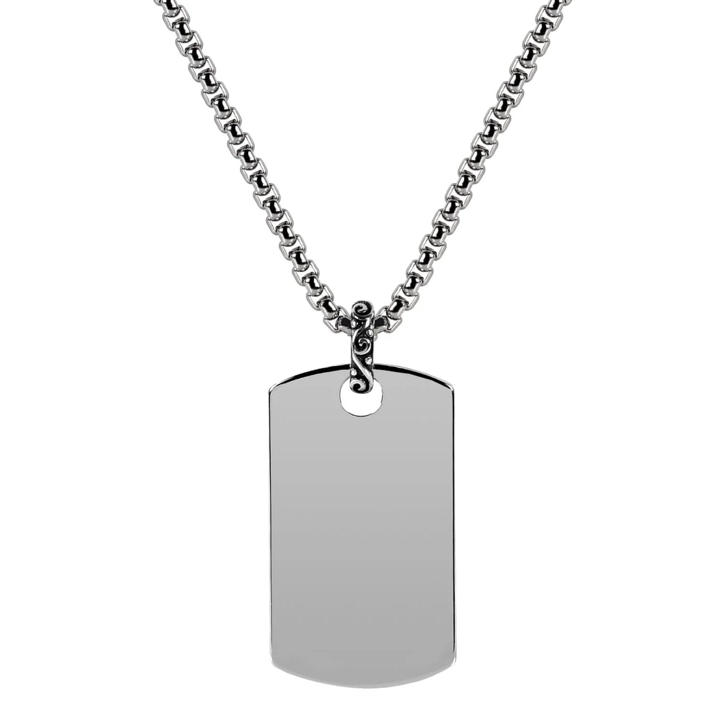 Steel Dog Tag Pendant | ARZ Steel | Luby 
